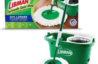 Libman Tornado Spin Mop and Bucket with Wringer Set