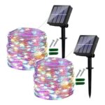 Ligarko Solar Fairy Lights Outdoor, 2 Pack Total 240 LED/80FT
