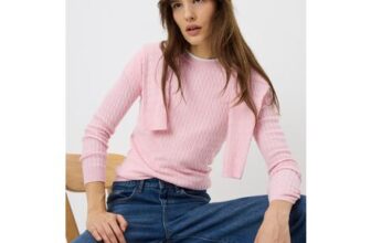 Light Pink Baby Cable Jumper