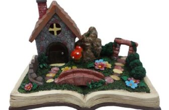 Light up Fairy Garden Book Decoration