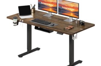 Lightning Deal£30 Voucher-SANODESK 140×60 Electric Standing Desk