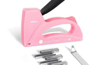 Lightweight Fabric Nailer with 1600 Staples and Staple Remover