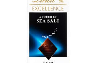 Lindt Excellence Dark Sea Salt Chocolate Bar Each, 100 g – S&S £2.38