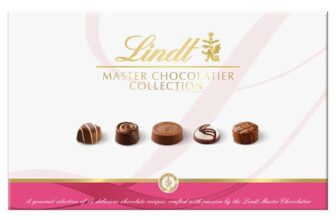 Lindt Master Chocolatier Collection 184g Medium Gift Box Chocolate Assortment Elegant Pralines for Him & Her