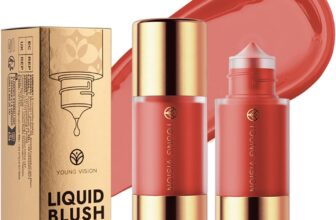 Liquid Blush Cream Face Blush – Soft Velvet Silk Texture, Long-lasing, Buildable and Blendable, Moisturizing Face Liquid Blush Stick for Cheek (04, 37g)