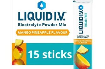 Liquid IV 15 X Sugar Free Mango Pineapple Electrolyte Powder Mix Sachets