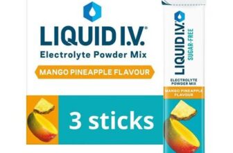 Liquid IV 3 X Sugar Free Mango Pineapple Electrolyte Powder Mix Sachets