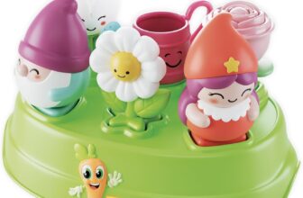 Lisciani – CAROTINA BABY Edu Shapes – Elves & Flowers – Educational games for babies from 10 months – Shapes and Colours toy for babies – with 6 characters – Logical development – Fine motor skills