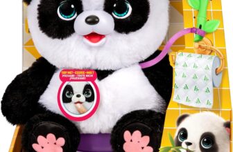 Little Live Pets My Baby Panda ChuChuInteractive Pet with 50 Sounds & Reactions, Kicks Feet, Poops, Giggles & More Includes Potty & Repeat Play Fun & Adorable Gift for Kids