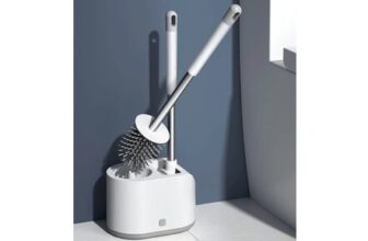 Living and Home 2 Pcs Toilet Brushes Combo Set