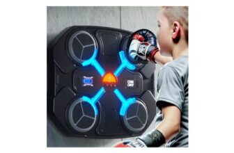 Living and Home 4-Target Music Boxing Machine with LED Light