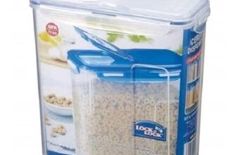 LocknLock Cereal Storage Containers 3.9 Litre – Airtight, Lockable Lid