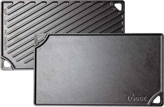 Lodge 17 x 12 Seasoned Cast Iron Double Sided Grill/Griddle Instore (Birmingham) – Online £32.98