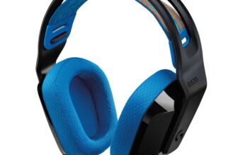 Logitech G G535 Lightspeed Wireless Gaming Headset PS5, PS4, PC, USB-C rechargeable – Black/Blue