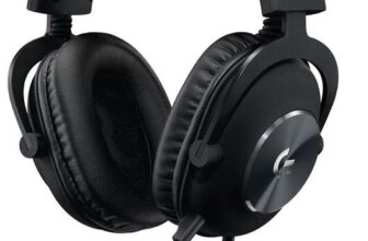 Logitech G PRO X Gaming-Headset, Corded, Over-Ear Headphones with Blue VOCE Mic, DTS Headphone:X 7.1, 50mm PRO-G Drivers,7.1 Surround Sound