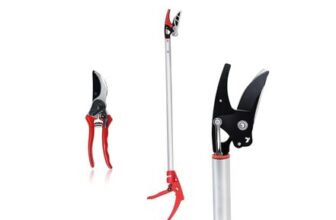 Long Pruning Shears 32-Inch Cut and Hold Pruners