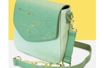 Loungefly Disney Tinker Bell 4 Leaf Clover Crossbody Bag