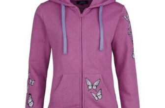 Lovely Butterfly Hoodie Jacket- Sizes S, M and L