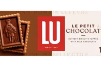 Lu Le Petit Biscuits/Cookies – Chocolate Topped/ Cookie with Chunky Rich/ Biscotte Cinnamon Brown/ Dark Chocolate/ Lemon