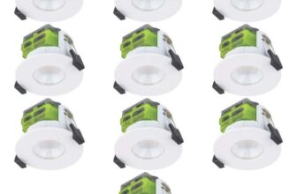 Luceco FType MK2 Fixed Fire Rated LED Downlights White 4/6W 710/725/750/745lm 10 Pack