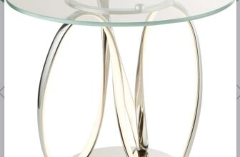 Luma Loop LED Chrome Side Table – Silver sold & shipped Searchlight Electric Ltd