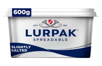 Lurpak Slightly Salted Spreadable Blend of Butter & Rapeseed Oil 600g W/Code (Online)