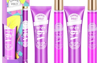 Luxury 4-Piece Fragrance Gift Set – 2 x 35ml Caramel Coconut Nut Perfume & 2 x 35ml Body Lotion, Sweet Warm Scent, Travel Size, Gift for Women, Gift for Her