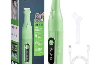 Lychico Paw Trimmer with LED Light, 20mm Blade, Cordless, Waterproof