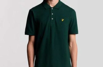 Lyle & Scott Mens Dark Green Polo Shirt w/code