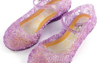 M MUNCASO Mary Jane Princess Shoes, Glitter Girls Party Shoes, Flower Girl Shoes for Banquets, Birthday Parties, Cosplay Dance Shoes