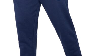 MANCHESTER CITY F.C. Mens Sweatpants with 2 Pockets and Cuffed Ankles