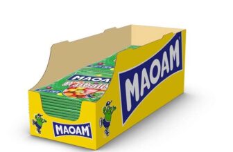 MAOAM Pinballs Chewy and Fruity Sweets 14 x 140g Sharing Bags (Case) – S&S £10.92