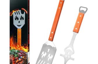 MARUKO BBQ Accessories, 8 in 1 Grill Tool Set