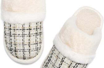 MAXTOP Slippers for Women Soft Plush House Slippers with Cozy Memory Foam Slip-on Indoor Outdoor Slippers Creative Gifts for Women Men