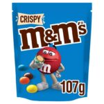 M&Ms Crispy Milk Chocolate Bites Pouch Bag 107g instore Leyton