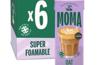 MOMA Barista Oat Drink – 6 X 1L – 100% Plant Based Vegan –