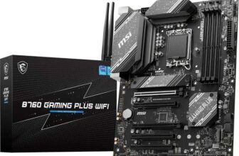 MSI B760 GAMING PLUS WIFI Motherboard, ATX – Supports Intel 14th, 13th & 12th Gen Core Processors, LGA 1700
