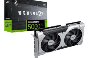 MSI GeForce RTX 5060 Ti 8G VENTUS 2X OC PLUS Graphics Card