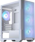 MSI MAG FORGE M100R WHITE PC Case – Micro-ATX Capacity, GPU Support up to 300 mm , ARGB Fans,