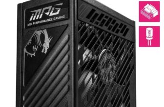 MSI MPG A850GS 850W ATX PCIe5 80 PLUS Gold PSU – With Code – Sold by STOCS UK