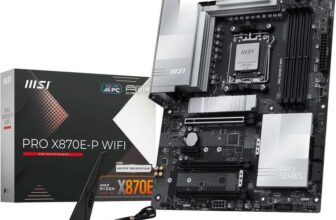 MSI PRO X870E-P WIFI Motherboard, ATX – Supports AMD Ryzen 9000/8000 / 7000 Processors, AM5-60A SPS VRM, DDR5 Memory Boost (8200 MT/s OC)