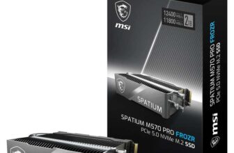 MSI SPATIUM M570 PRO PCIe 5.0 NVMe M.2 2TB FROZR