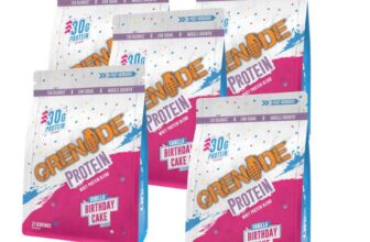 MULTIBUY Grenade Protein Powder Birthday Cake – 2.4kg
