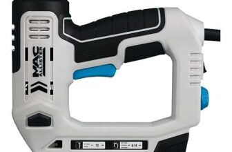 Mac Allister 230V 15mm Second Fix Corded Straight Nail Gun & Stapler (Free C&C)