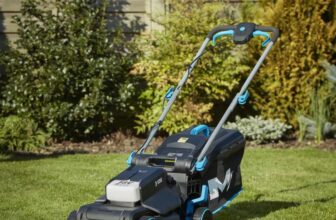 Mac Allister MLM1334 1300W Corded Rotary Lawnmower (£54 with B&Q Club Sign Up) – Free Click & Collect