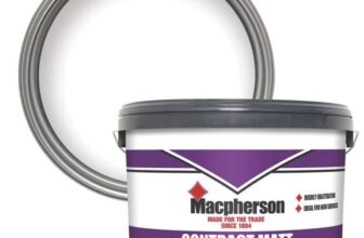 MacPherson Contract 10L Brilliant White/Magnolia Matt Emulsion Paint – Free C&C
