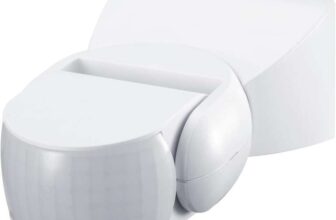 Maclean MCE201W Infrared Motion Sensor Pir Modern Range 12m White IP65 (12m 180 IP65 White)