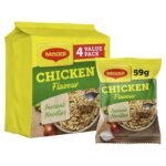 Maggi 3 Minute Noodles Chicken Flavour Multipack 4 x 59.2g – 95p / 85p S&S