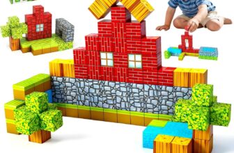 Magnetic Blocks 100 PCS for 3 4 5 6 Years Olds Montessori Creative Magnetic Building Blocks Kids Toys, Birthday Gifts for Boys & Girls Ages 3-8