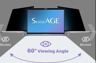 Magnetic Privacy Screen Filter for MacBook 13 Inch Anti-Blue Light Easy On/Off – Silver 13.3 Air/Pro